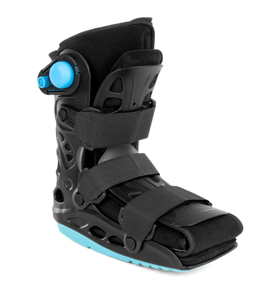 Starre Schienbein- und Fußorthese - Pro-Walker Low M (40-43) Zweikammer kurz – Bild 2